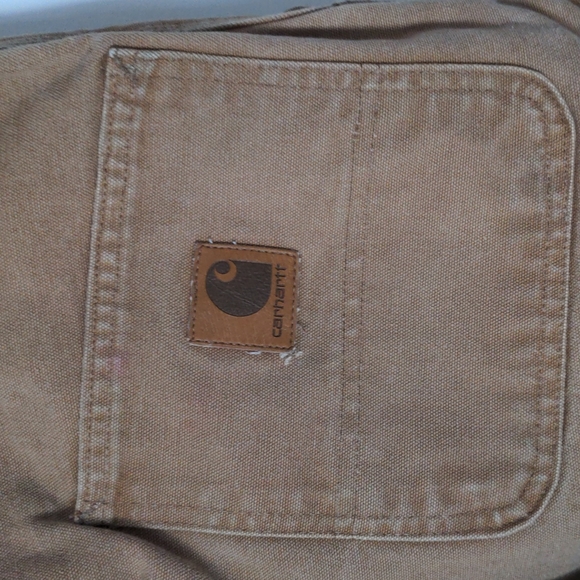 Carhartt Men's Size 42x34 Made in USA 100% Cotton Work Pants - Picture 11 of 13